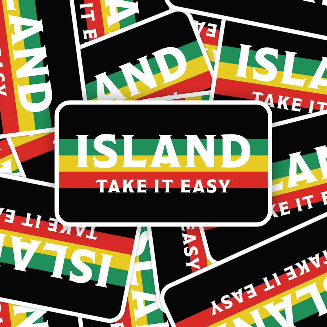 Island Rasta 'Take It Easy' | Sticker