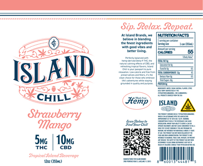 Island Chill Strawberry Mango 4-pack